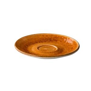 ESPRESSO DISH DIAM. 13CM. JERSEY ORANGE Q AUTHENTIC