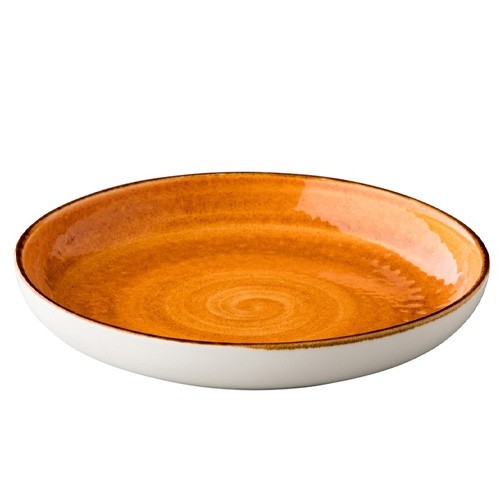 Bord diep diam. 26,5cm. Jersey oranje Q Authentic