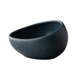 VENEZ DIAM. 10CM. INH. 16,6CL. TINTO GRIS FONCÉ MAT Q AUTHENTIQUE