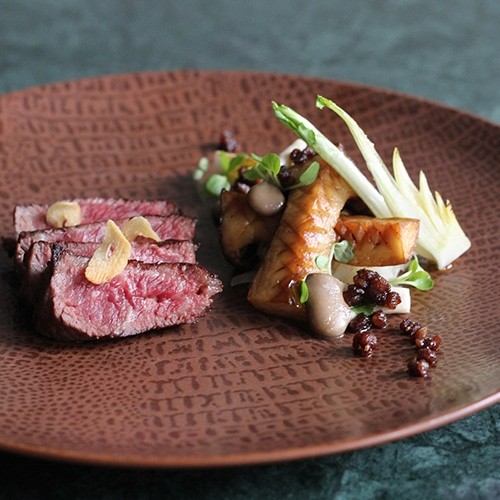 Coupebord diam. 27,5cm. Croco Q Authentic