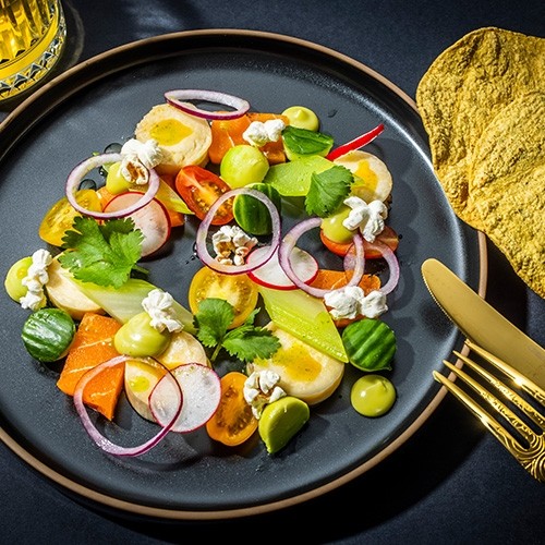 Bord diep Stapelbaar diam. 15cm. hgt. 4cm. Japan zwart Q Authentic