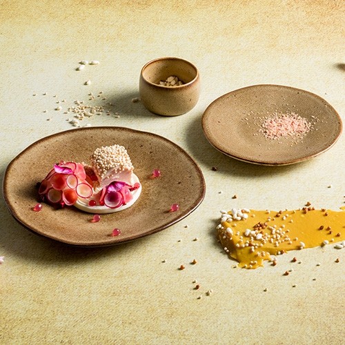 Bord diep diam. 22m. Stonebrown Q Authentic