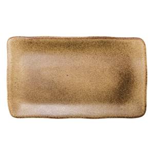 PLAQUE TAILLE RECTANGULAIRE. 35X21CM. STONEBROWN Q AUTHENTIQUE