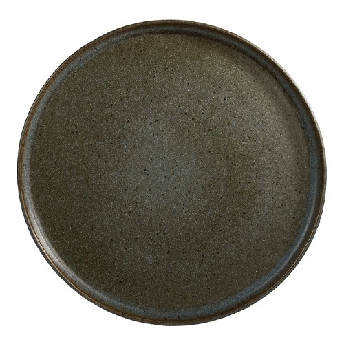 Bord opstaande rand diam. 26,5cm. Stonegreen Q Authentic
