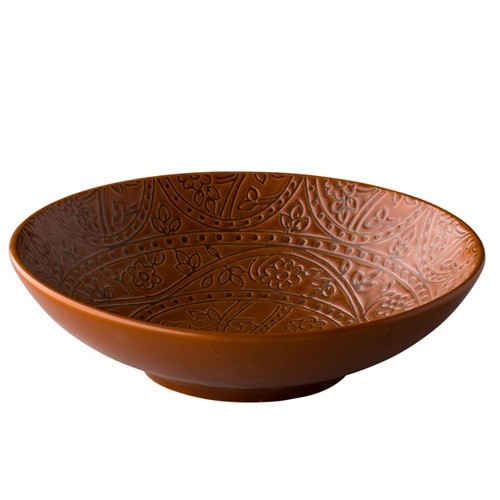 COUPE BOARD DEEP DIAM. 19CM. BARCELONA BROWN Q AUTHENTIC