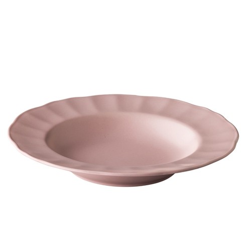 Bord diep diam. 22,9cm. Blossom roze Q Authentic