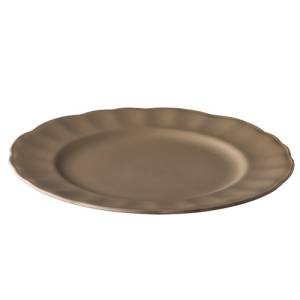 Bord diam. 28cm. Blossom bruin Q Authentic