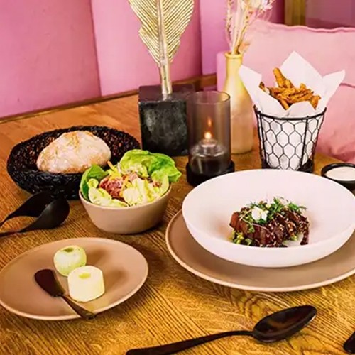 COUPE-TELLER DURCHM. 20,3 cm. HYGGE BROWN Q AUTHENTISCH