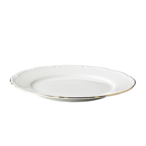 PLATE DIAM. 22CM. GOLD MARIA THERESA Q BASIC