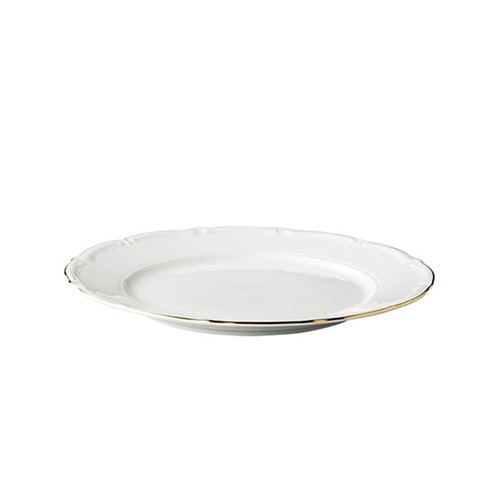 PLATTENDURCHM. 17CM. GOLD MARIA THERESA Q BASIC