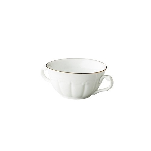 TASSE À SOUPE À 2 OREILLES INH. 300ML. OR MARIA THERESA Q BASIC