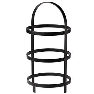 SETAGERE 3-LAYER DIM. 26.5X45.5CM. BLACK