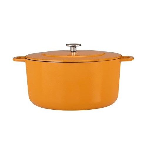 DUTCH OVEN SOUS-CHEF ENAMELLED DIAM. 32CM. ORANGE COMBEKK