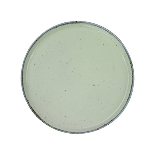 PLATTE FLACH DURCHM. 16CM. STIMMUNGEN HOFFNUNGSFÄHIGE FARBE GRÜN NOVA