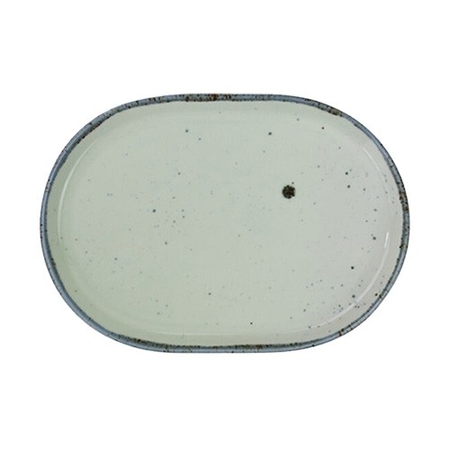 BOARD OVAL ABM. 29X20CM. STIMMUNGEN HOFFNUNGSFÄHIGE FARBE GRÜN NOVA