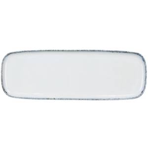 Schaal rechthoekig afm. 37x13cm. Moods peaceful kleur wit Nova