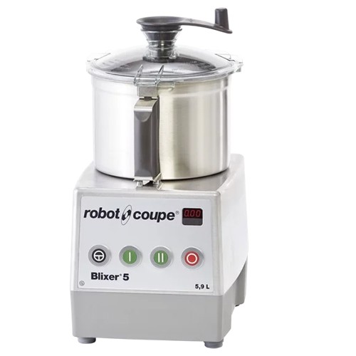 BLIXER 5 + CONTENTS 5.5LTR. AFM. 27X34X50CM. 400V/1300W ROBOT COUPE