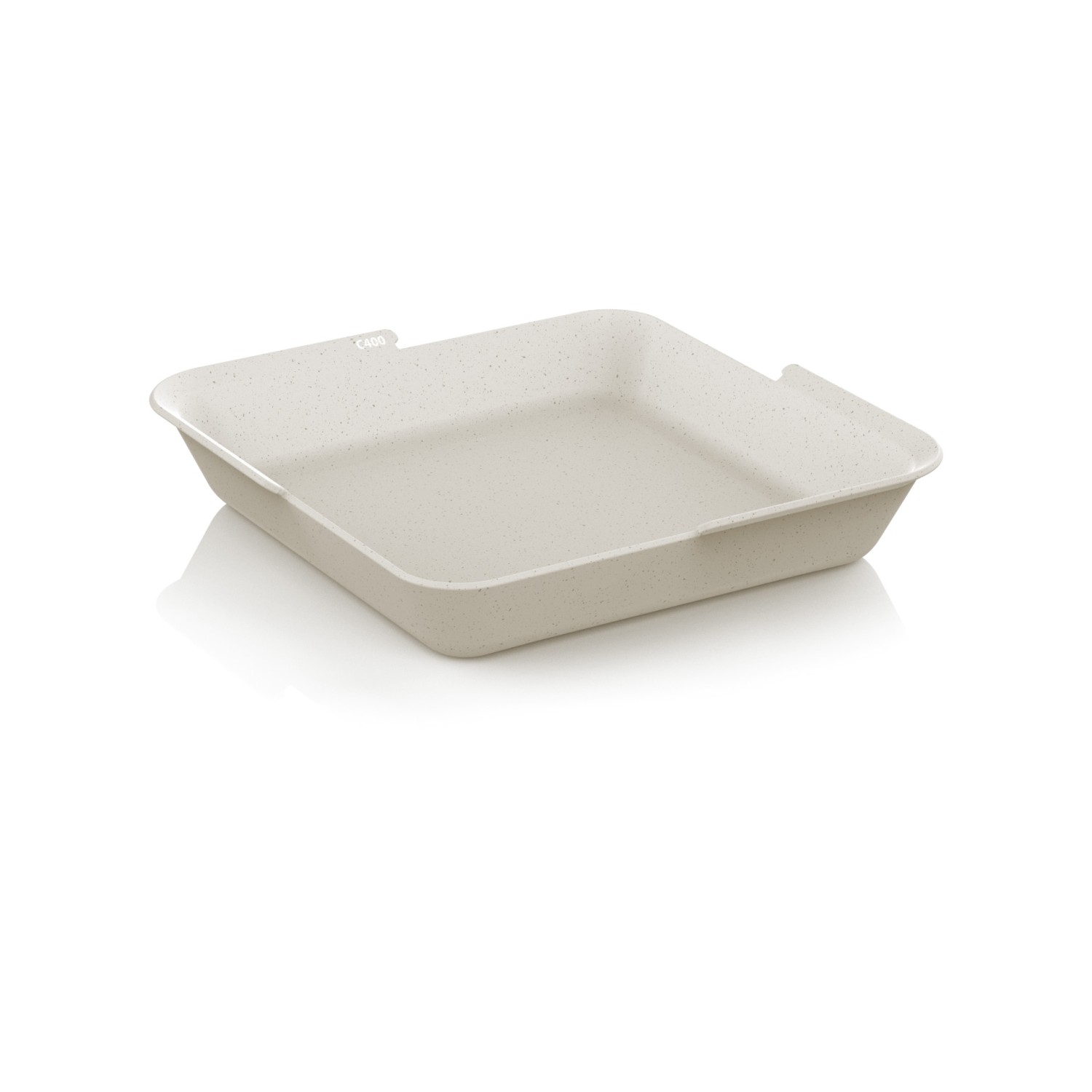 CIRCULBOX C400 (S) AFM. 156X156X29.5MM BEIGE GRAPHITE POLYPROPYLENE BOX OF 100 PIECES