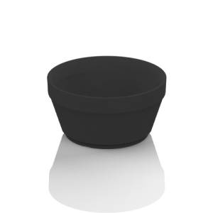 TASSE À BOIRE CIRCULCUP 100ML. BOITE POLYPROPYLENE NOIR DE 368 PIÈCES
