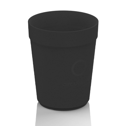DRINKING CUP CIRCULCUP 300ML. BLACK POLYPROPYLENE BOX OF 192 PIECES