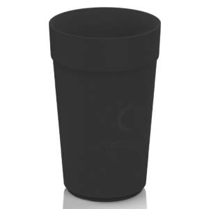 TASSE À BOIRE CIRCULCUP 400ML. BOITE POLYPROPYLENE NOIR DE 128 PIÈCES
