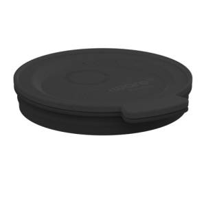 COUVERCLE V/TASSE CIRCULCUP PLAT DIAM. 80MM. BOITE POLYPROPYLENE NOIR DE 90 PIÈCES
