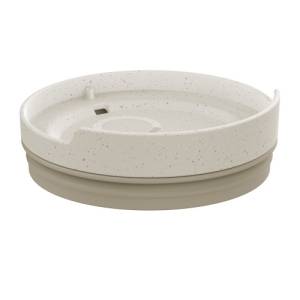 COUVERCLE V/TASSE CIRCULCUP SIPPY DIAM. 80MM. POLYPROPYLENE GRAPHITE BEIGE BOITE DE 72 PIÈCES