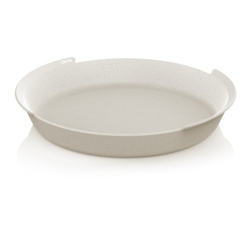 CIRCULBOWL CB400 AFM. 183X183X29,5MM. INH. 400 ml. BEIGE-GRAPHIT-POLYPROPYLEN, BOX MIT 70 STÜCK