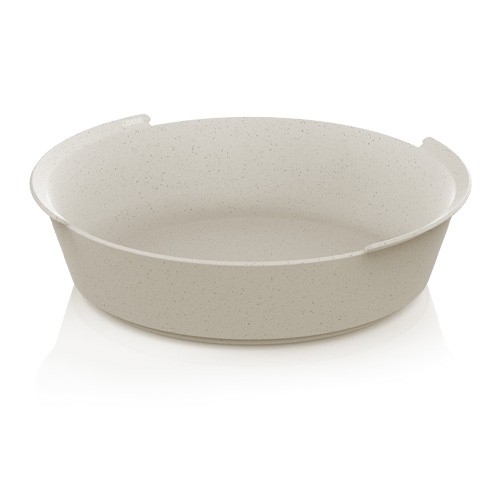 CIRCULBOWL CB800 AFM. 183X183X47MM. INH. 800ML. BEIGE GRAPHITE POLYPROPYLENE BOX OF 48 PIECES