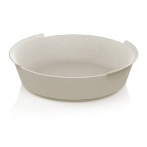 CIRCULBOWL CB800 AFM. 183X183X47MM. INH. 800ML. BEIGE GRAPHITE POLYPROPYLENE BOX OF 48 PIECES