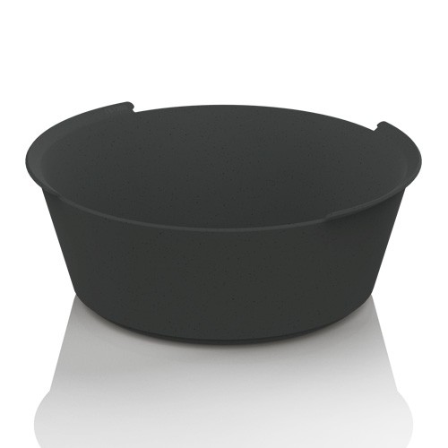 CIRCULBOWL CB1200 AFM. 183X183X68,5MM. INH. 1200 ml. SCHWARZE POLYPROPYLEN-BOX MIT 38 STÜCK