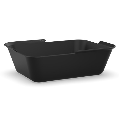 CIRCULBOX C310 AFM. 156X117X47MM BLACK POLYPROPYLENE BOX OF 96 PIECES