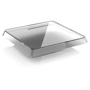 COUVERCLE CIRCULLAQUE C900T DIM. 234X234X24.5MM POLYPROPYLENE TRANSPARENT BOITE DE 36 PIÈCES