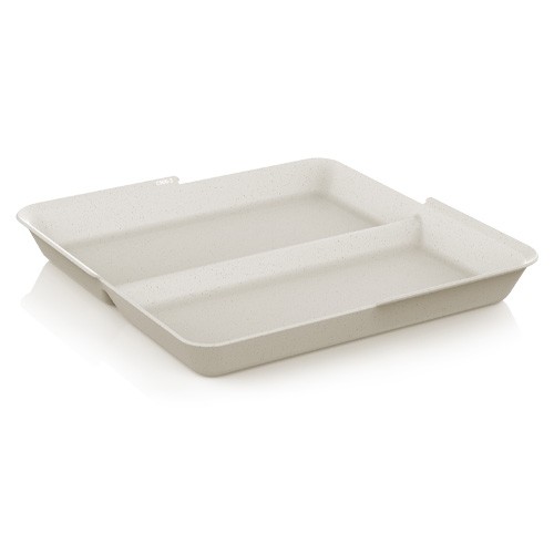 CIRCULPLATE C900 2-POCKET DIM. 234X234X29.5MM BEIGE GRAPHITE POLYPROPYLENE BOX OF 36 PIECES