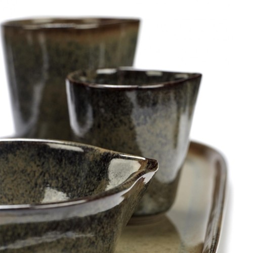 POT VERSEUR 10CL. SURFACE GRIS INDY PAR SERGIO HERMAN SERAX