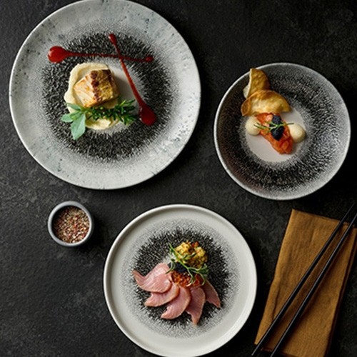 PLANCHE COUPE DIAM PROFONDE. 22M. IMPRESSIONS STUDIO FUSION QUARTZ NOIR CHURCHILL