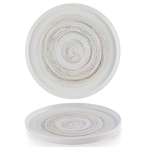 Bord opstaande rand diam. 26cm. Elements Dune Churchill