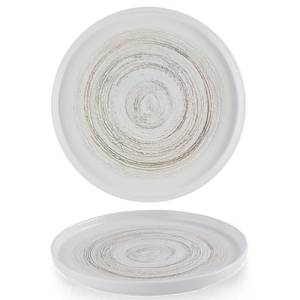 PLATTE AUFSTEHENDE KANTE DURCHM. 26CM. ELEMENTE DUNE CHURCHILL