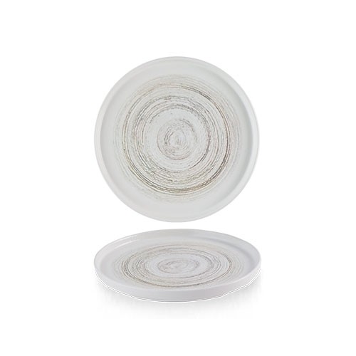 PLATTE AUFSTEHENDE KANTE DURCHM. 15,7 cm. ELEMENTE DUNE CHURCHILL