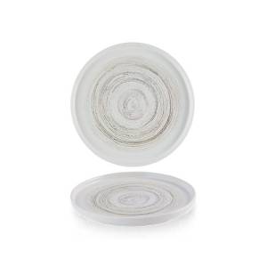 PLATTE AUFSTEHENDE KANTE DURCHM. 15,7 cm. ELEMENTE DUNE CHURCHILL