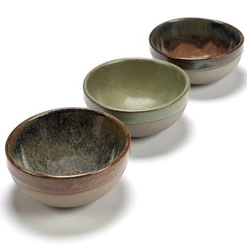 BOL DE SERVICE DIAM. 15 CM. SURFACE BRUN ROUILLE PAR SERGIO HERMAN SERAX