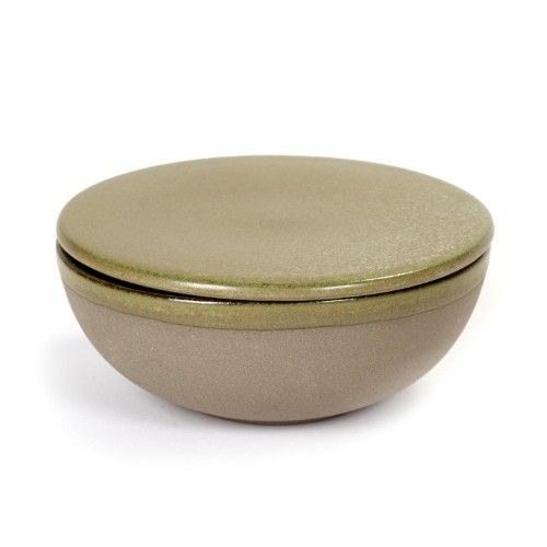 Serveerkom en deksel diam. 13cm. camo green Surface by Sergio Herman Serax
