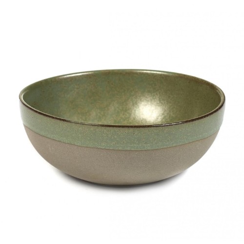 Serveerkom en deksel diam. 13cm. camo green Surface by Sergio Herman Serax