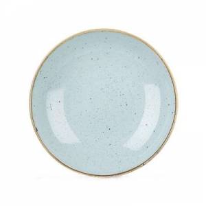 Coupebord kleur Duck Egg Blue diam. 26cm. Churchill Stonecast
