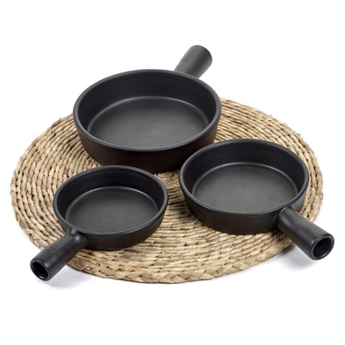 DESSOUS DE VERRE M DIAM. 26CM. SURFACE EN JACINTHE NATURELLE PAR SERGIO HERMAN SERAX