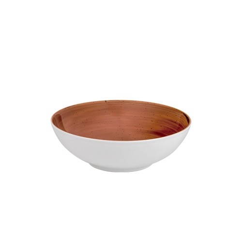 COUPE-TELLER TIEF M DURCHM. 18CM. SATURNO NATURFARBE BRAUN STREUELT