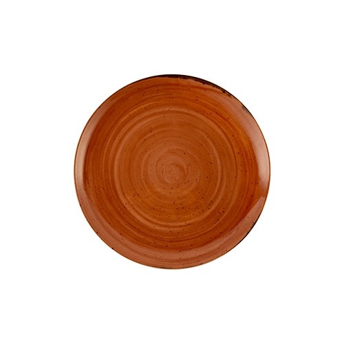 Coupebord s diam. 21cm. Saturno Nature kleur sprinkled brown