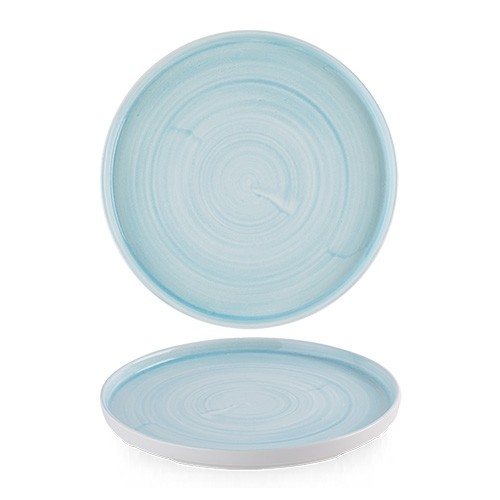 Bord opstaande rand diam. 26cm. Stonecast Canvas Breeze Churchill