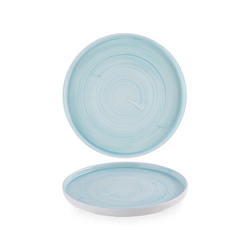 Bord opstaande rand diam. 21cm. Stonecast Canvas Breeze Churchill