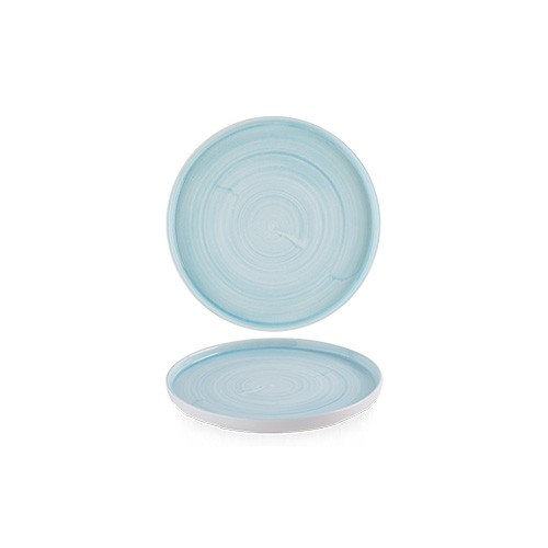 Bord opstaande rand diam. 16cm. Stonecast Canvas Breeze Churchill